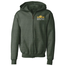 Youth Grand Canyon Reload Zip Up Hoodie Forest Green (2)