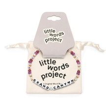 Little Words Project Grand Canyon <3 Bracelet Purple