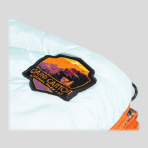 Rumpl Grand Canyon Original Puffy Blanket Emblem