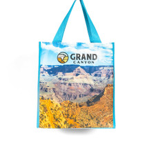 Grand Canyon Reusable Tote Blue Front Handles