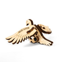 TekPets Grand Canyon Condor 3D Wooden Puzzle Back