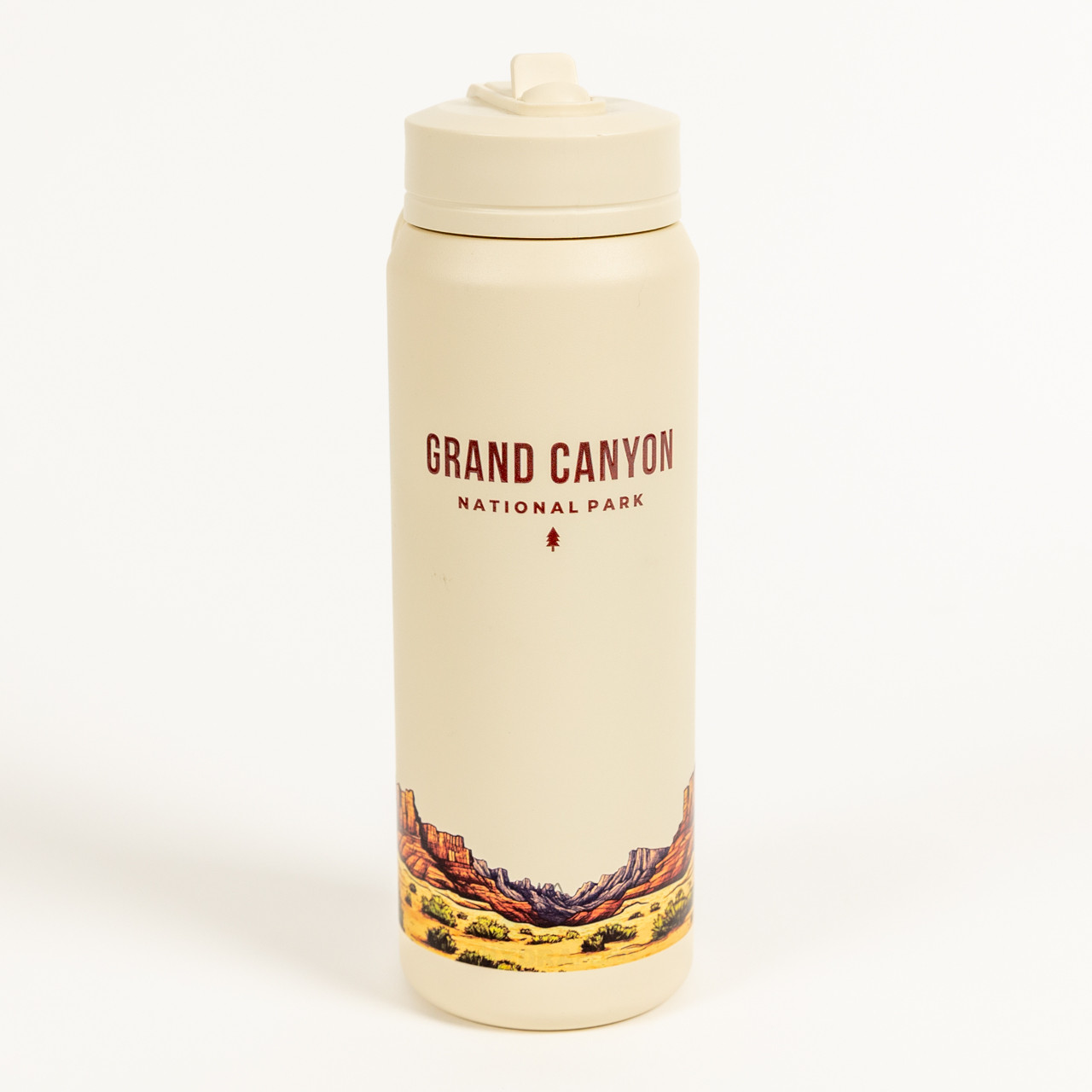 値下げ　ウォーターヒヤシンス　ヨタカ　DALAI SPA HydraPeak 26 oz Sport Water Bottle With Straw Lid Grand Canyon Cream