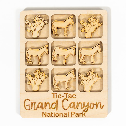 Grand Canyon Prickly Pear Tic Tac Toe Game Grand Canyon Prickly Pear Tic Tac Toe Game