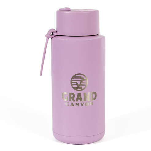 Frank Green 34 Oz Ceramic Reusable Bottle Grand Canyon Lilac Haze Front Frank Green 34 Oz Ceramic Reusable Bottle Grand Canyon Lilac Haze Front