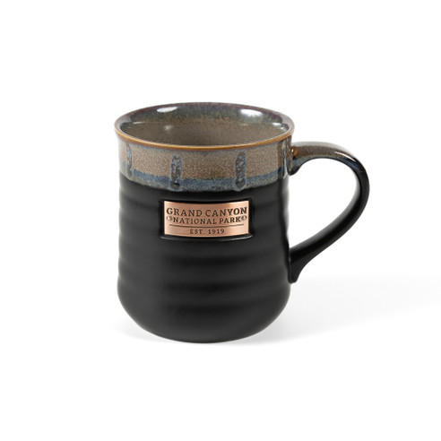 Grand Canyon Glazed Mug Black (1)