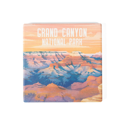 Grand Canyon Painterly Ceramic Coaster