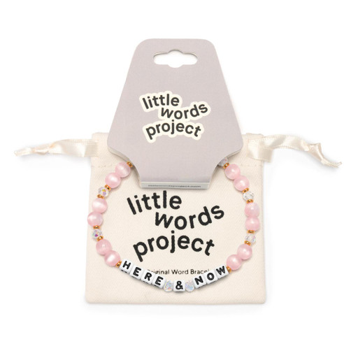 Little Words Project Here & Now Bracelet Pink