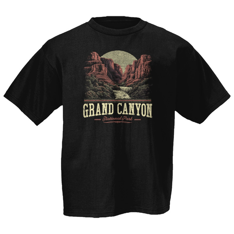 Grand Canyon Woodford Tee Black