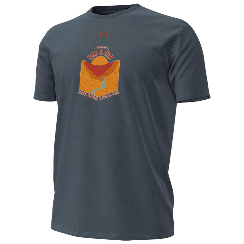 Under Armour Performance Cotton Tee Rim 2 Rim Grey