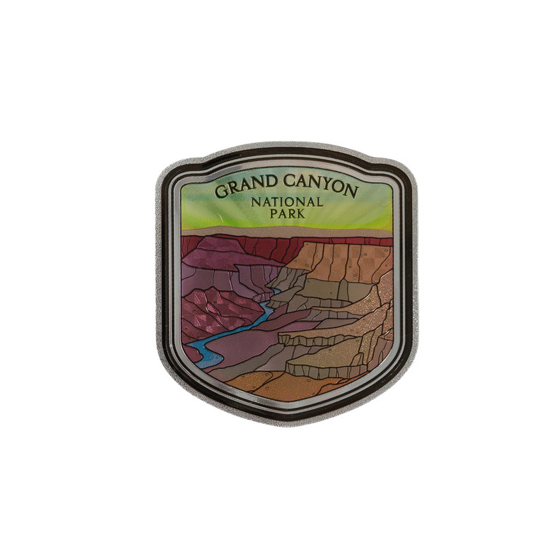 Grand Canyon Die Cut Foil Sticker