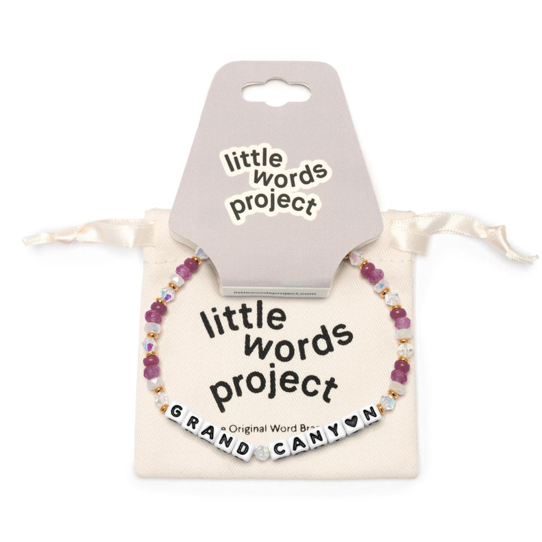 Little Words Project Grand Canyon <3 Bracelet Purple