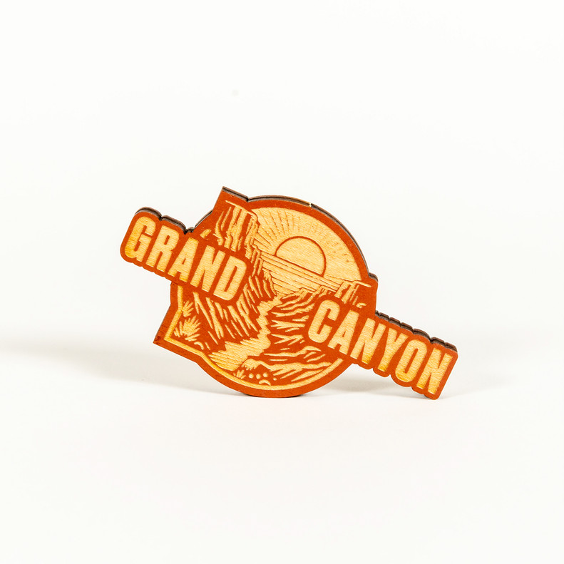 Grand Canyon Painted Wooden Magnet