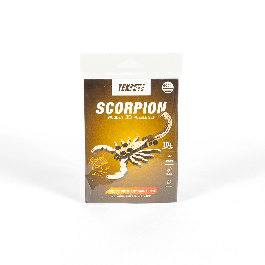 TekPets Grand Canyon Scorpion 3D Wooden Puzzle