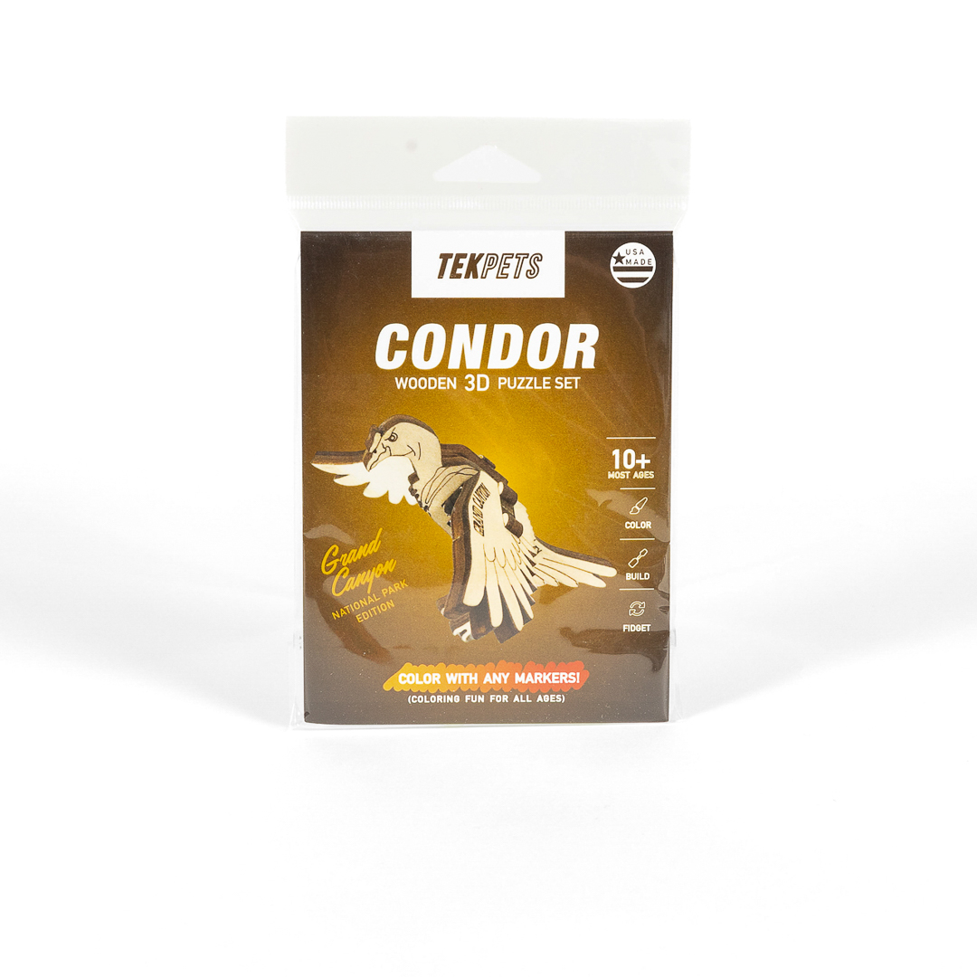 TekPets Grand Canyon Condor 3D Wooden Puzzle