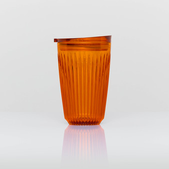 12oz Cup & Lid (12 units) Amber