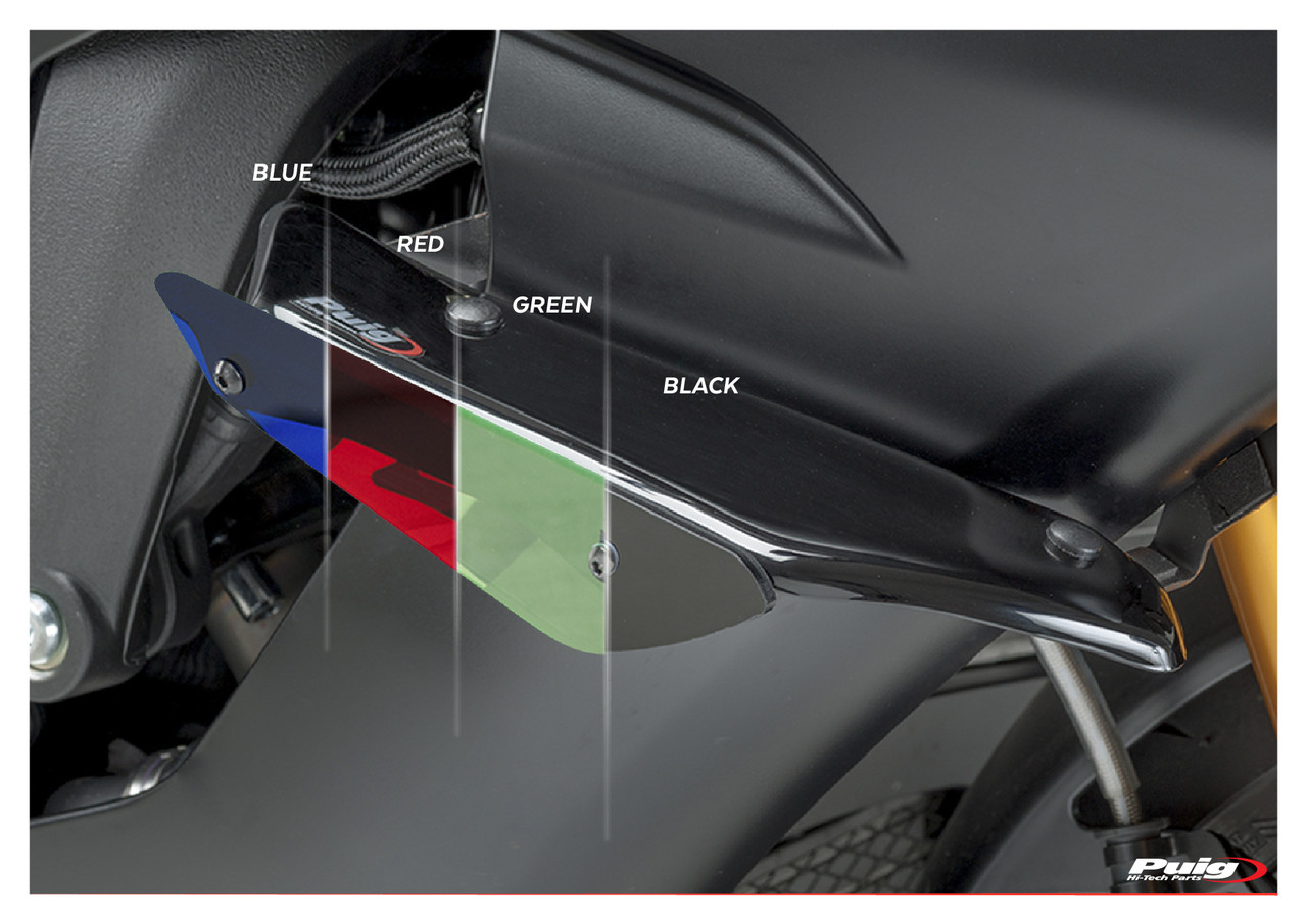Kawasaki Z900 Accessories 2021 Front Downforce Spoilers For
