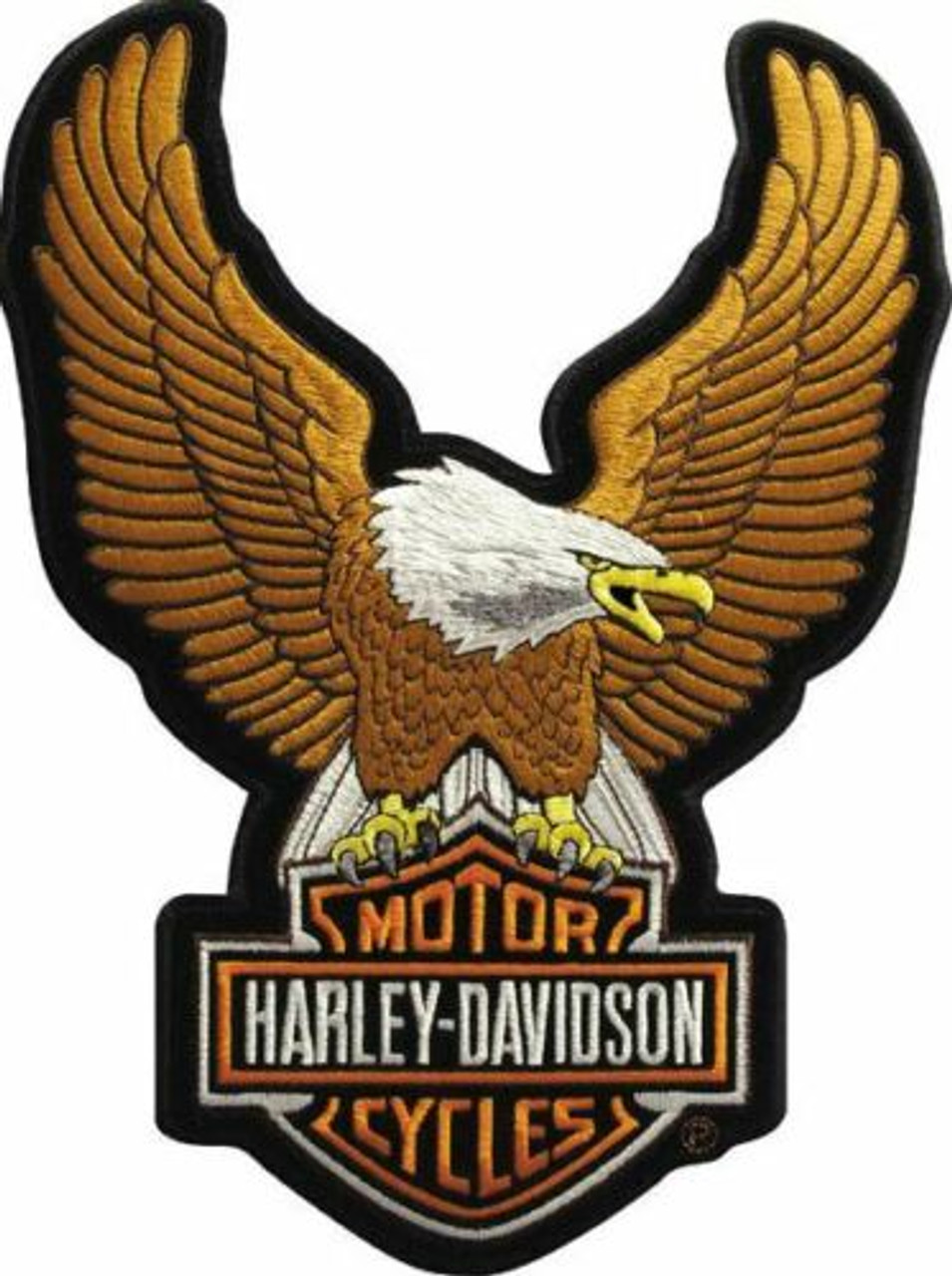 HARLEY DAVIDSON EAGLE UPWING SEW ON PATCH