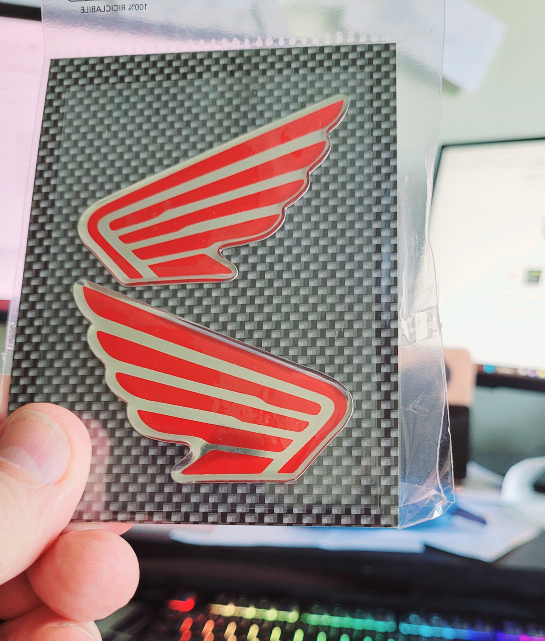 Sticker Honda Logo Wings - Adhésif 3M Pro / Oracal - GTStickers