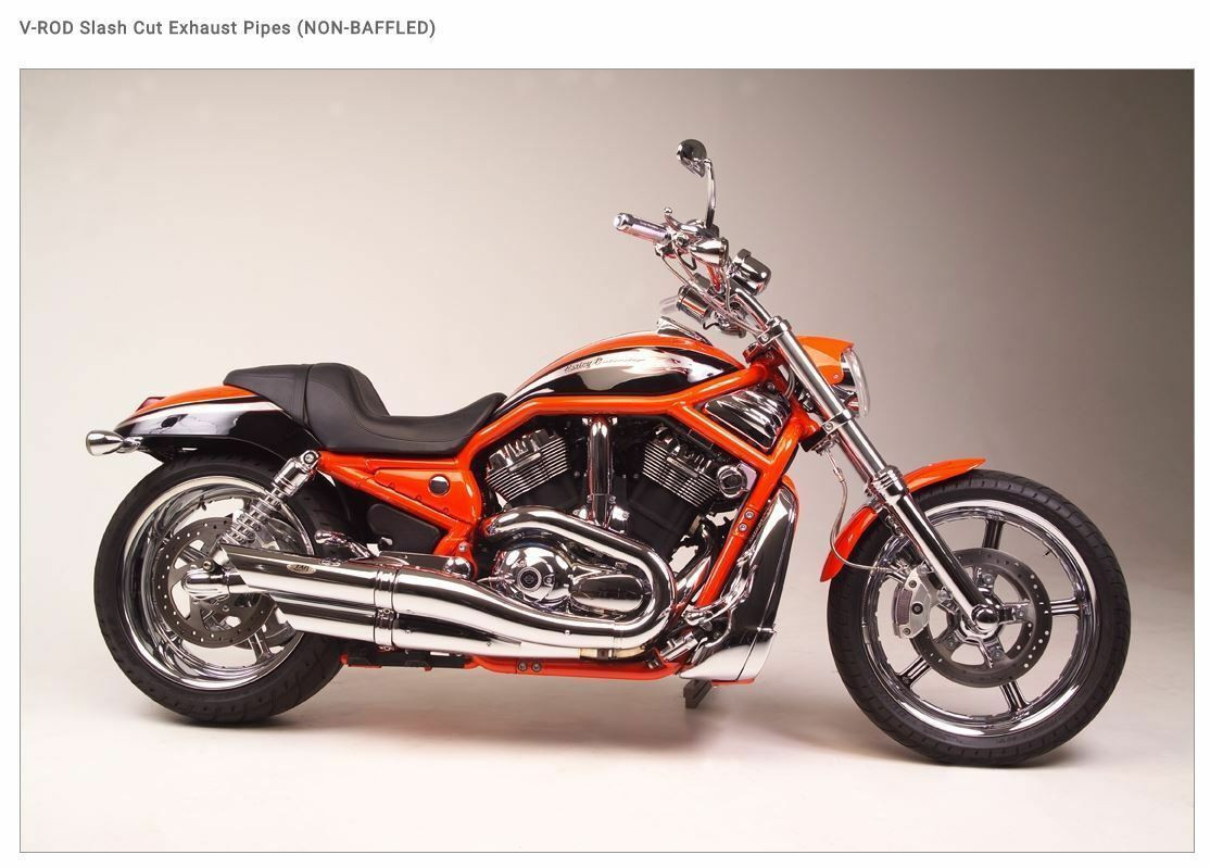 TAB PERFORMANCE FITS HARLEY DAVIDSON V-ROD STAGGERED SLASH CUT