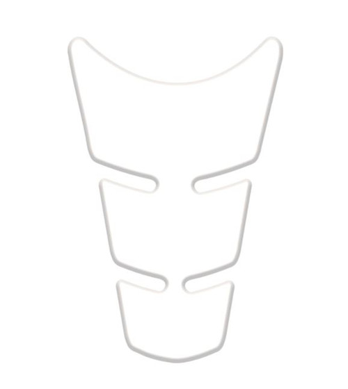 UNIVERSAL MOTORCYCLE CLEAR SLIM SHORT TANK PAD PROTECTOR CLEAR MADE IN ITALY