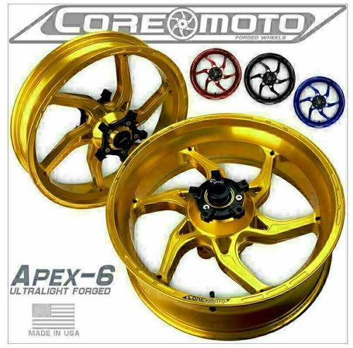 APEX-6 YAMAHA R6 2017-2021 FORGED CORE MOTO WHEELS