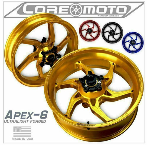 APEX-6 KAWASAKI ZX10 FORGED CORE MOTO WHEELS