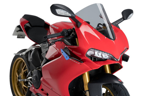 DUCATI 1299 PANIGALE S (2015-2017) PUIG DOWNFORCE SPORT SIDE SPOILERS BLUE