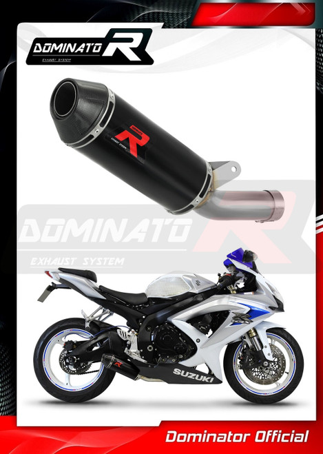 SUZUKI GSXR 600 K8 K9 L0 2008 - 2010 HIGH LEVEL SLIP ON EXHAUST