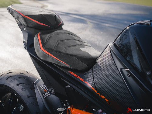 KTM 1290 SUPER DUKE R 2020-2023  R CAFE RIDER & PASSENGER SEAT COVERS BY LUIMOTO