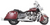 TAB PERFORMANCE FITS INDIAN BAGGER BLACK B.A.M. STICKS  EXHAUST PIPES