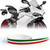 ITALIAN FLAG COLORS TRI-COLORS PIN STRIPE FOR MOTORCYCLES AND AUTOS