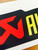 AKRAPOVIC EXHAUST STICKERS SET OF TWO  MADE IN ITALY