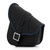 Bob Special - Leather swingarm bag for Harley-Davidson® Softail® Italian Leather Blue Thread