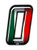 ITALIA ITALY FLAG RACING NUMBERS REFLECTIVE VINYL SELF ADHESIVE MADE IN ITALY
