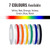 WHITE WHEEL RIM TAPE AND APPLICATOR WHITE  7mm x 6mt REFLECTIVE VINYL SELF ADHESIVE MADE IN ITALY