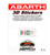Abarth Adhesive Racing 3D STICKER with Italian Flag Scudetto‎ Folgore MADE IN ITALY