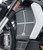 R&G Brushed Aluminium Radiator Guard for the Ducati X-Diavel '16-