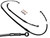 HONDA XR400R (1996-2004) OFF ROAD FRONT AND REAR BRAKE LINE KIT BY COREMOTO