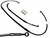 HUSQVARNA FC450 (2014-2017) OFF ROAD FRONT AND REAR BRAKE LINE KIT BY COREMOTO