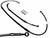 HUSQVARNA FE501S (2014-2017) OFF ROAD FRONT AND REAR BRAKE LINE KIT BY COREMOTO