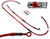 KAWASAKI KDX220 (1997-2005) OFF ROAD FRONT AND REAR BRAKE LINE KIT BY COREMOTO