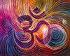Sacred Om Energy Painting - Giclee Print