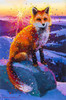 Winter Fox Energy Painting - Giclee Print