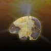 Golden Bear Healing Totem Sculpture