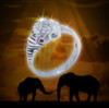 Indian Elephant God "New Beginnings" Success Ring - Paves the way for success and prosperity in whatever you try.  