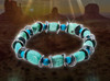 Sacred Turquoise Healing And Protection Bracelet - Unisex - Guaranteed authentic stone