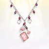 The Ultimate "Love Stone" Necklace - Very rare, gemstone grade pink passion quartz attracts love to your life.