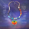 The Eclipse 15 Gem Power Affirmation & Meditation Necklace.  Helps your dreams come true.