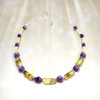 The Spirit Queen's Necklace - Rare lemon violet stone believed to help you mentor, guide and spiritually heal others, and yourself.