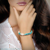 Chrysocolla Bracelet Modeled